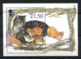 RC 22591 ILE DE MAN COTE 8€ BF N° 27 CHAT MANNOIS BLOC FEUILLET NEUF ** MNH TB - Isla De Man