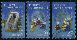 Türkiye 2008 Mi 3650-3652 700th Anniv.of The Medical Centre Of Amasya | Scenes From The Early Days Of The Institution - Used Stamps