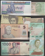 Lot  30 Diff . WORLD  BANKNOTES  -  AU-VF  See 8  Scans  Réf  31 - Kilowaar - Bankbiljetten