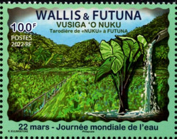 Wallis Et Futuna 2022 - Journée Internationale De L'eau, Paysages Verts - 1 Val Neuf // Mnh - Unused Stamps