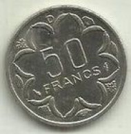 50 Francos 1976D Central Africa - Central America