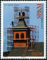 St Pierre Et Miquelon 2022 - Un Sacré Labeur, Ouvriers Tour D'église - 1 Val Neuf // Mnh - Unused Stamps