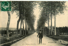 Orsay * La Route De Bures * Villageois - Orsay