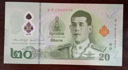 Thailand Banknote 20 Baht Series 17 Polymer NEW - Thaïlande