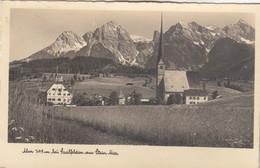 A9990) ALM Bei SAALFELDEN Am Stein. Meer - KIRCHE U. Haus DETAILS - Tolle Variante - 1949 !! - Saalfelden