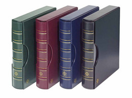 Ringbinder GRANDE, Classic Design Incl. Slipcase, Red - Grand Format, Fond Noir