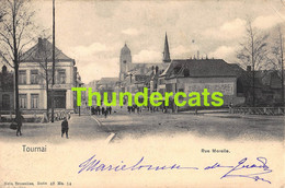 CPA TOURNAI RUE MORELLE NELS SERIE 48 NO 54 - Tournai