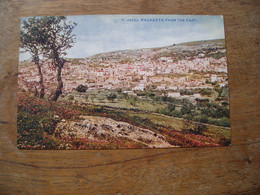 CPA Nazareth De L'Est  From The East, Missions De L'église Aux Juifs - Palestine