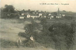 St Antonin De Lacalm * Vue Générale Du Village * Villageois - Andere & Zonder Classificatie