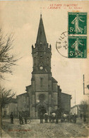 Lagrave * Rue Et Vue Sur Le Clocher * Attelage - Sonstige & Ohne Zuordnung