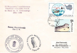 POLAND - ANTARCTIC 1984/85 GDYNIA / ZO155 - Brieven En Documenten