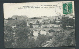 Thouars - Vue Générale De La Ville - Le Pont Neuf Et Le Vieux Pont Du XIIIè Siècle   - Bcb233 - Thouars