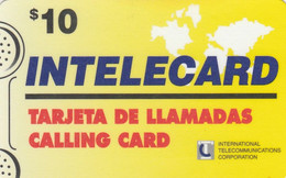 Dominican Republic, DO-INT-0002?, Intelecard 10$ (Old ITC Logo), 2 Scans . - Dominicana