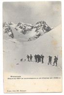 Cpa, Briançonnais, Skieurs Du 159eme, En Reconnaissance Au Col D'Arsines, Dos Simple Et Vierge (alt: 2368 M) - Manöver