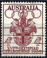 Australia 1956 - Mi 266 - YT 231 ( Melbourne Olympic Gamesy - Coat Of Arms ) - Ete 1956: Melbourne
