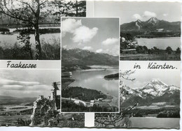 Autriche - Carinthie - Faakersee In Kärnten - Multivues - Dentelée, écrite, Timbrée - Faakersee-Orte