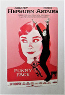 Sticker Autocollant Affiche Cinéma Film Drôle De Frimousse Funny Face Audrey Hepburn Fred Astaire - Stickers