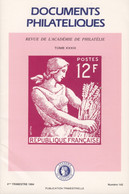 Revue De L'Académie De Philatélie - Documents Philatéliques N° 142 - Avec Sommaire - Philatelie Und Postgeschichte
