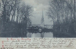 LE PARC DE NIVELLES              CARTE A LUNE             PRECURSEUR  1898 - Nivelles