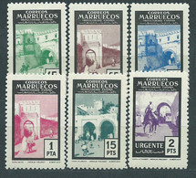 Marruecos Correo 1955 Edifil 400/5 * Mh - Spaans-Marokko