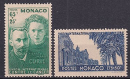 MONACO - 1938 - CURIE - YVERT N° 167/168 ** MNH - COTE = 48 EUR. - Neufs