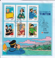Bloc Feuillet 109 Les Voyages De Tintin - Gebraucht