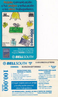 ECUADOR - Christmas, Children"s Drawing, BellSouth Prepaid Card 100000 Sucres(reverse 2), Exp.date 12/00, Used - Natale
