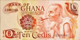 Ghana 10 Cedis 1978 Z/99 Replacement Unc - Ghana