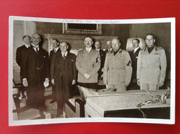 Propagandakarte WW2 Münchner Abkommen Konferenz 1938 Adolf Hitler Benito Mussolini München 1939 - Guerra 1939-45