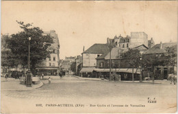 CPA AK PARIS 16e Auteuil Rue Gudin Avenue De Versailles (925543) - Arrondissement: 16