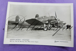 Airplane Vought-Sikorsky "Chesapeake". Pratt & Whitney Twin Wasp  AL936   "FLIGHT" Photograph RPPC - 1946-....: Modern Era