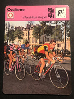 Hennie Kuiper -tours Veraillles - 1978 Editions Rencontre - Carte / Card - Cyclists - Cyclisme - Ciclismo -wielrennen - Wielrennen