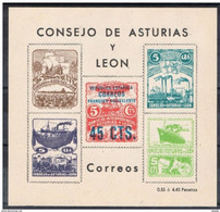 LOTE 1385  ///  CONSEJO DE ASTURIAS Y LEON  45 Ctos        ¡¡¡¡¡¡ LIQUIDATION !!!!!!! - Asturias & Leon