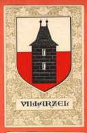 ZMK-22 Villarzel  Broye Blason Armoiries Armorial Flammes Ecusson  Non Circulé - Villarzel