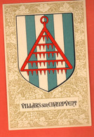 ZMK-23 Villars-sous-Champvent  Jura-Nord Vaudois Blason Armoiries Armorial Flammes Ecusson  Non Circulé - Champvent 