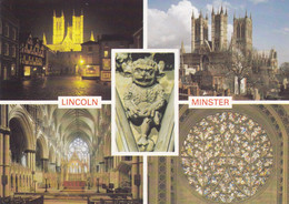 Postcard Lincoln Minster My Ref B25428 - Lincoln
