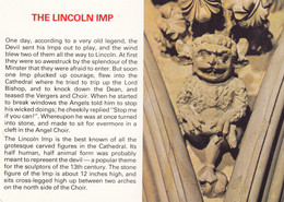Postcard The Legend Of The Lincoln Imp At Lincoln Minster My Ref B25429 - Lincoln