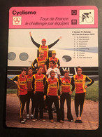 TI Raleigh - Tour De France - 1978 Editions Rencontre - Carte / Card - Cyclists - Cyclisme - Ciclismo -wielrennen - Wielrennen