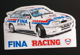 AUTOCOLLANT STICKER - FINA RACING FORD RALLY TEAM COURSE AUTOMOBILE RALLYE 1 - Stickers