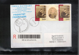 Poland / Polska 2012 Interesting Registered Letter - Storia Postale