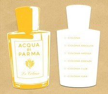 Carte Parfumée Replica Perfume Card LE COLONIE * ACQUA DI PARMA * R/V - Modernes (à Partir De 1961)
