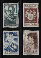 FRANCE 1944-1945 YVERT 662,668,669,738 MH - Neufs