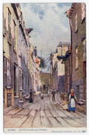 QUEBEC - Little Champlain Street - Tuck Oilette 1040 - Artist C.E. Flower - Québec - Château Frontenac