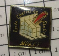 1214d Pin's Pins / Beau Et Rare / THEME : ADMINISTRATIONS / LYCEE CHARLES DE GAULLE MURET Haute-Garonne - Administrations