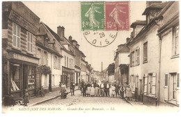 60 - Saint-Just-des-Marais (oise) - Grande Rue Vers Beauvais - Sonstige Gemeinden