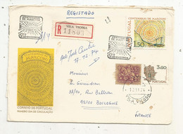 Lettre Partielle , Portugal, CTT Villa Vicosa , Recommandé R 11803, Centenario De Marconi, 1974 - Franking Machines (EMA)