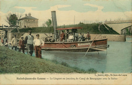 CPA Saint Jean De Losne-Le Linguet Ou Jonction Du Canal De Bourgogne     L1409 - Sonstige & Ohne Zuordnung
