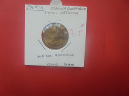FRANCE-PARIS "Glacier-Confiseur" Henri Dethier ,Rue Réaumur (J.1) - Monedas / De Necesidad