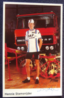 Hennie STAMSNIJDER - Dédicace - Hand Signed - Autographe Authentique  - - Cycling