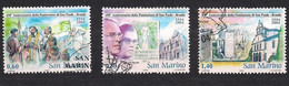 San Marino Saint-Marin 2004 Yvertn° 1951-1953 (°) Oblitéré Used Cote  8 € Sao Paulo Brésil - Used Stamps